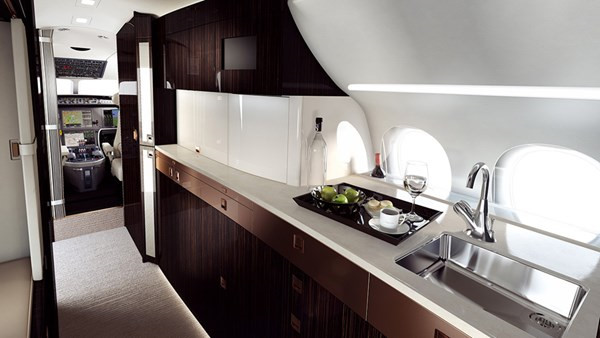 Đ&acirc;y l&agrave; quầy bếp của Falcon 8X 