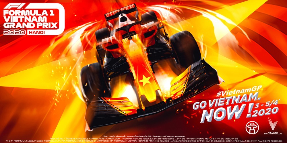 Theo kế hoạch ban đầu, chặng đua F1 Việt Nam sẽ được tổ chức từ ngày 3 – 5/4/2020