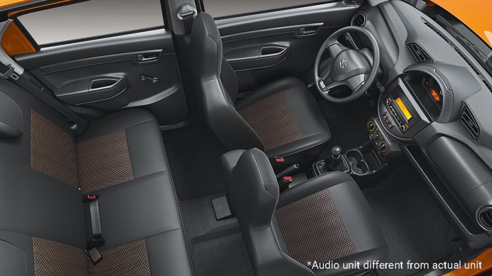 Nội thất 5 chỗ ngồi của Suzuki S-Presso 2020