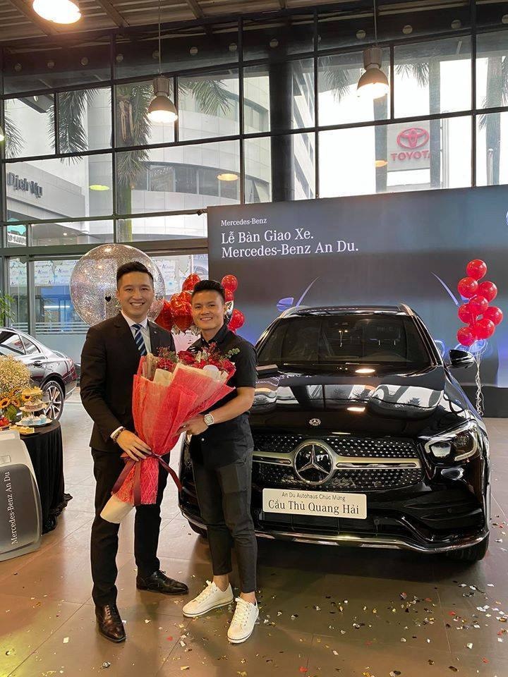 Sau Duy Mạnh và Bùi Tiến Dũng, Quang Hải là cầu thủ thứ 3 trong đội tuyển bóng đá Việt Nam lựa chọn Mercedes-Benz GLC 300