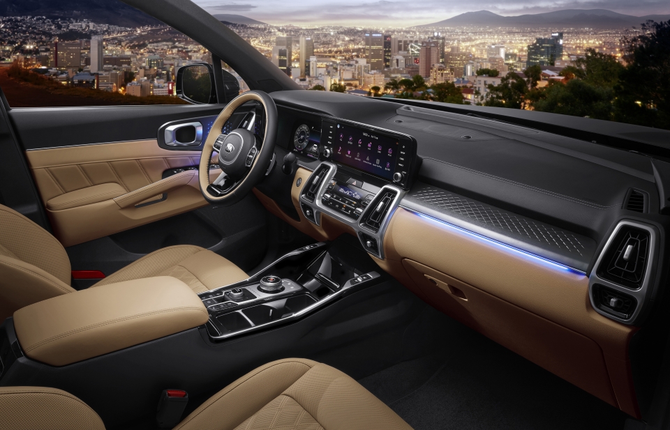 Nội thất xe Kia Sorento 2021 Nội thất xe Kia Sorento 2021