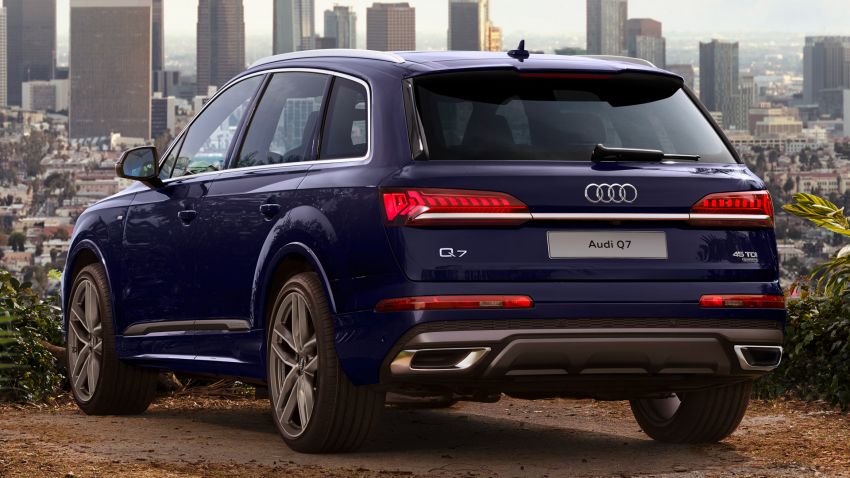 Thiết kế đuôi xe Audi Q7 2020 Thiết kế đuôi xe Audi Q7 2020