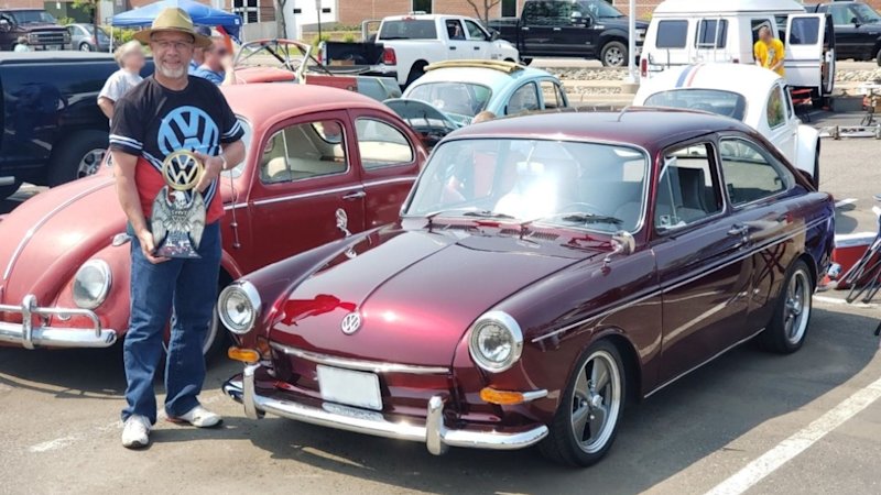 Chiếc Volkswagen Type 3 Fastback tham gia một số triển lãm ô tô