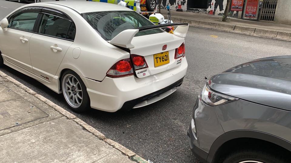 Đ&acirc;y l&agrave; thiệt hại của xe Honda Civic Type R