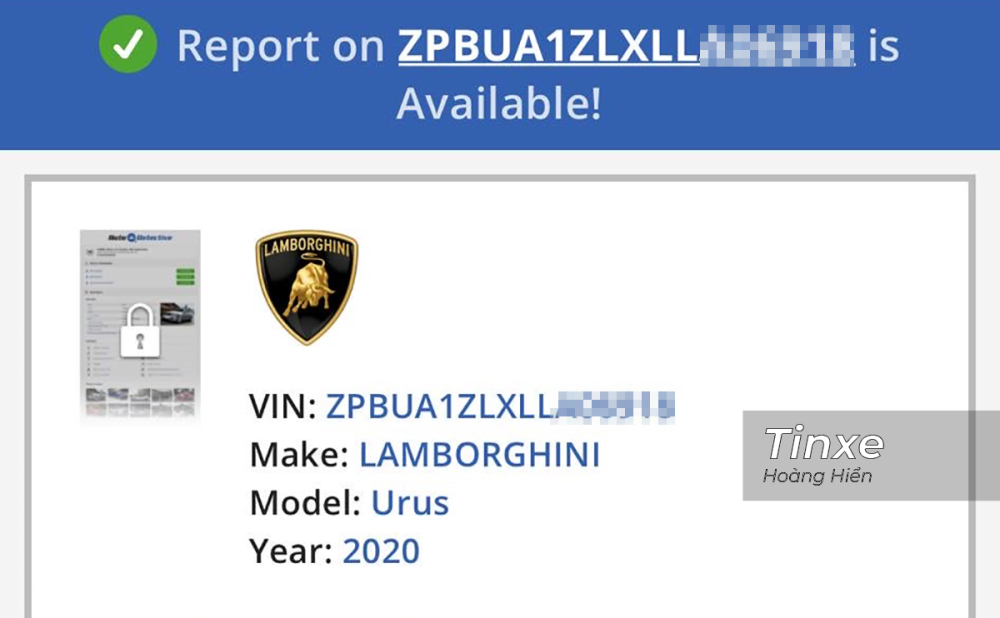 ... đ&atilde; cho thấy đ&acirc;y l&agrave; chiếc xe được sản xuất trong những ng&agrave;y đầu năm 2020 v&agrave; l&agrave; chiếc đầu ti&ecirc;n về Việt Nam.