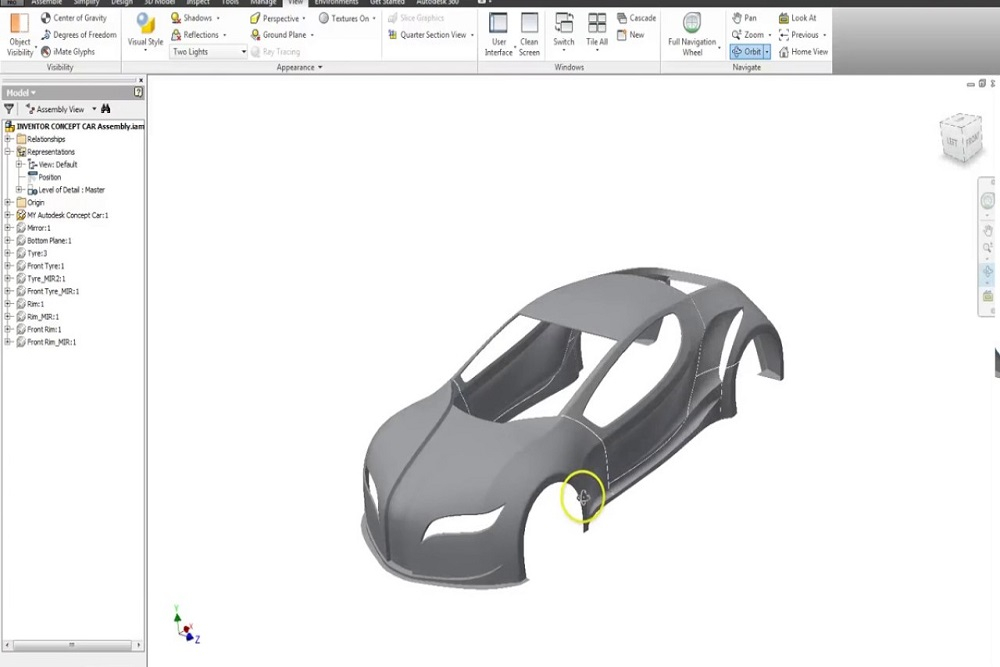 Thiết kế mô hình ô tô 3D trên máy tính Thiết kế mô hình ô tô 3D trên máy tính