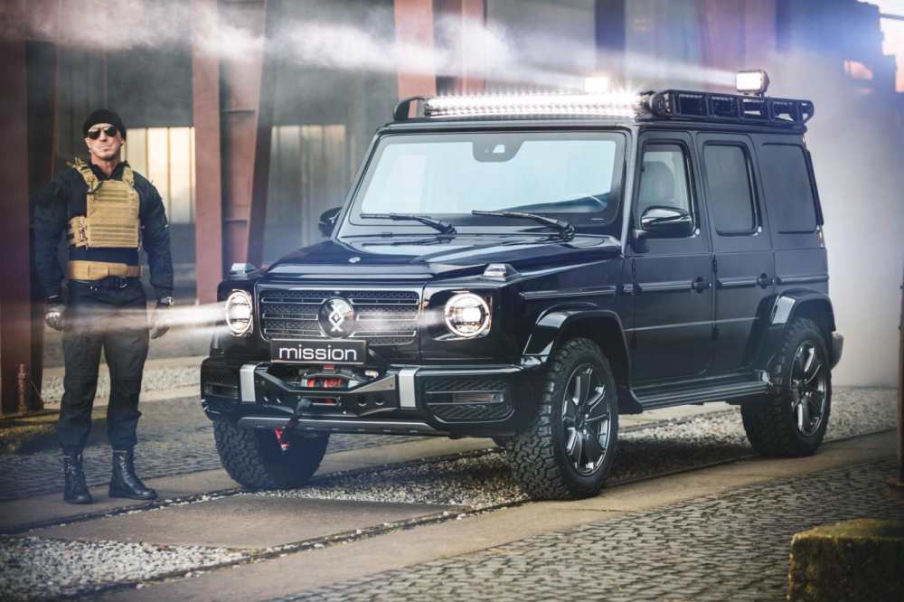 Mercedes-Benz G-Class là mẫu xe đầu tiên được độ bọc thép chống đạn của Brabus