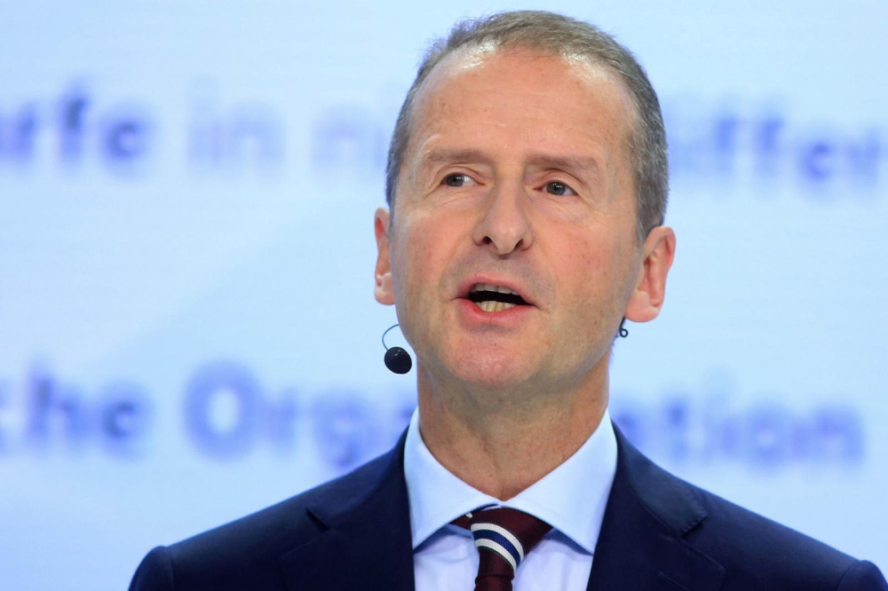 Ông Herbert Diess - giám đốc điều hành của Volkswagen