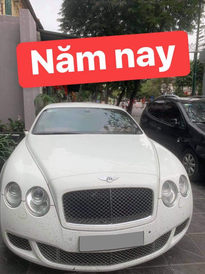 Và 2 năm sau đó chiếc Bentley Continental GT Speed một lần nữa làm nạn nhân của nạn vặt gương xe