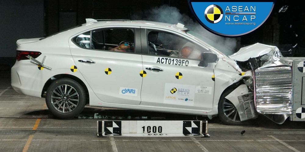 Honda City 2020 đạt điểm số an toàn 5 sao của ASEAN NCAP Honda City 2020 đạt điểm số an toàn 5 sao của ASEAN NCAP