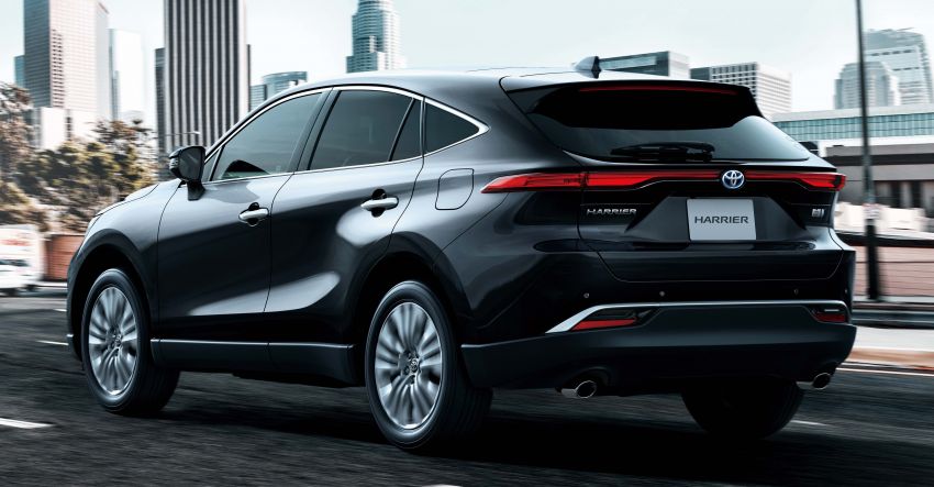 Thiết kế đằng sau của Toyota Harrier 2020 Thiết kế đằng sau của Toyota Harrier 2020