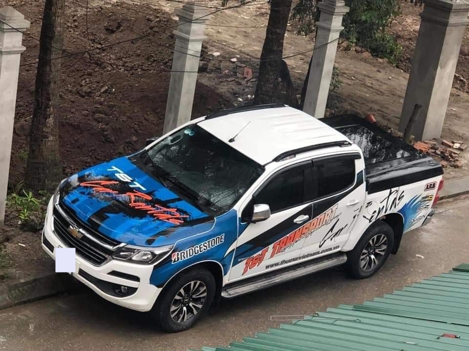 Xe bán tải Chevrolet Colorado lúc chưa gặp nạn