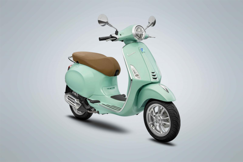 Vespa Primavera thêm màu xanh bạc hà thời trang. Vespa Primavera thêm màu xanh bạc hà thời trang.