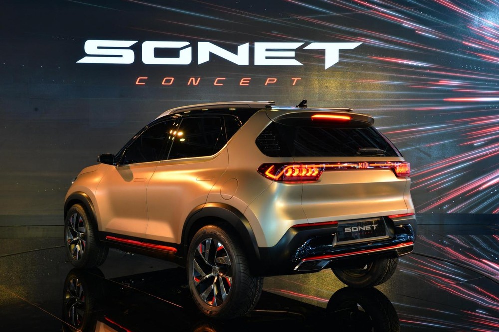 Kia Sonet Concept nhìn từ phía sau