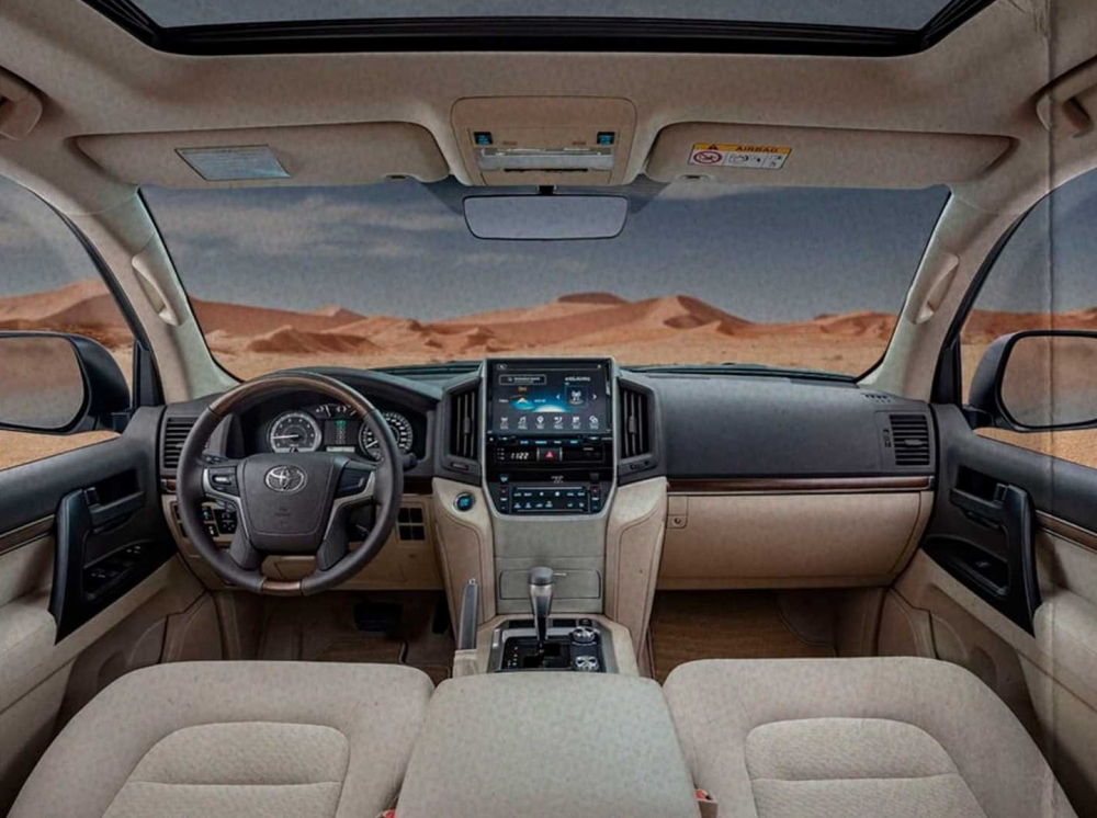 Nội thất b&ecirc;n trong Toyota Land Cruiser Heritage Edition 2020