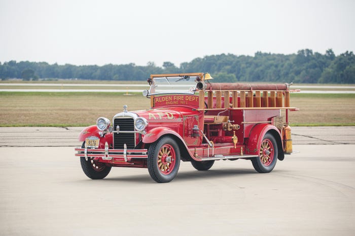 Hudson Model O Super Six Fire Truck 1927
