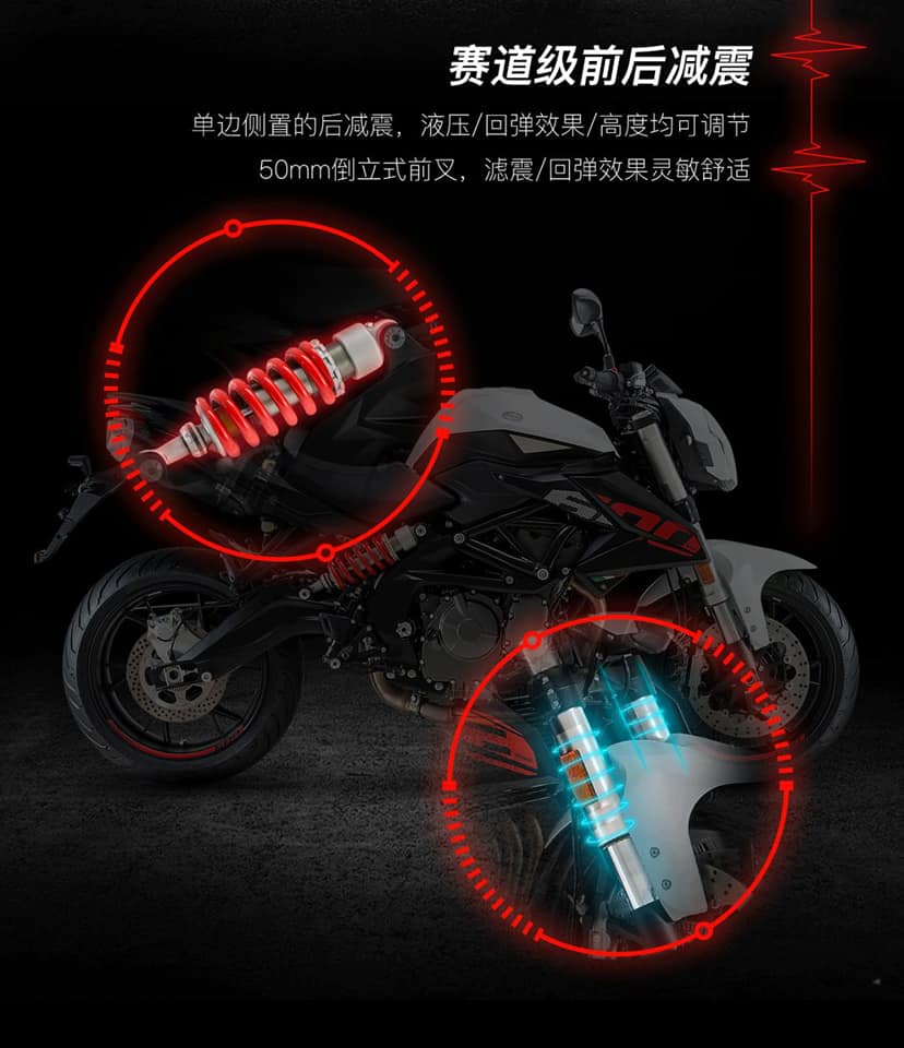 Trang bị phuộc ngược USD và monoshock cơ bản trên TNT600i 2020 Trang bị phuộc ngược USD và monoshock cơ bản trên TNT600i 2020
