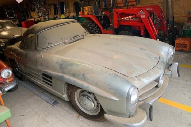 Chiếc Mercedes-Benz 300 SL Roadster đã được tìm thấy sau khi chủ sở hữu qua đời