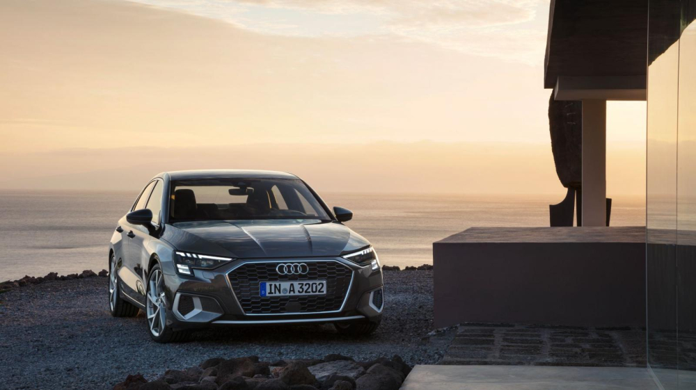 Thiết kế đầu xe của Audi A3 Sedan 2021