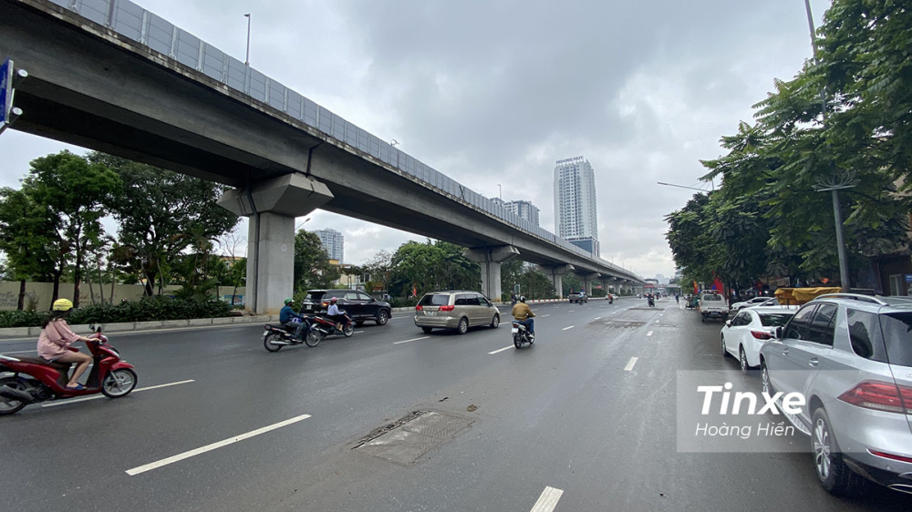 Tuy nhiên tình trạng giao thông vẫn khá thông thoáng.