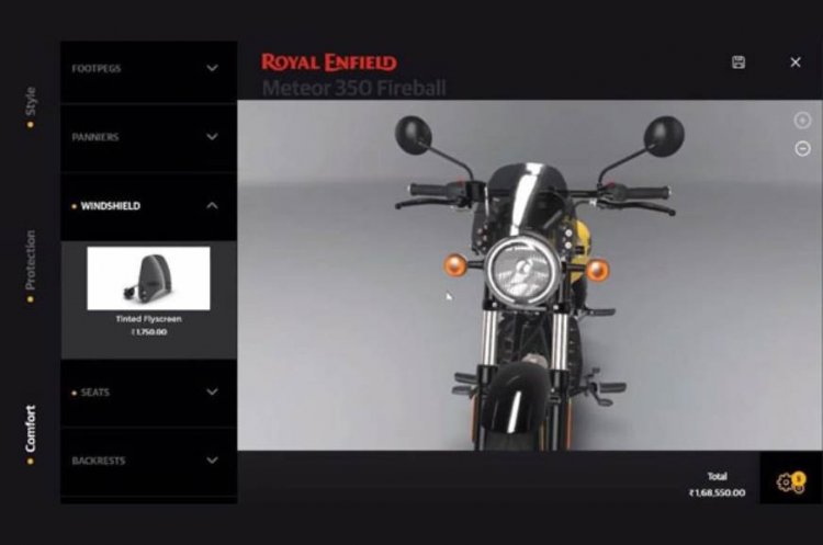 Royal Enfield Meteor 350 xuất hiện tr&ecirc;n trang web của h&atilde;ng xe Ấn Độ