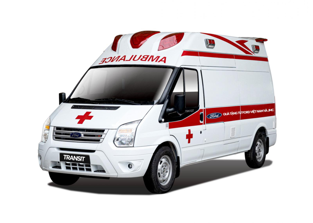 Xe Transit cứu thương &aacute;p lực &acirc;m được trao tặng l&agrave; phương tiện đầu ti&ecirc;n tại Việt Nam chuy&ecirc;n dụng cho vận chuyển bệnh nh&acirc;n Covid-19