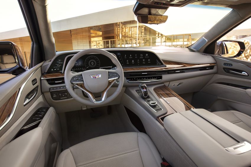 Nội thất sang trọng bên trong Cadillac Escalade ESV 2021 Nội thất sang trọng bên trong Cadillac Escalade ESV 2021