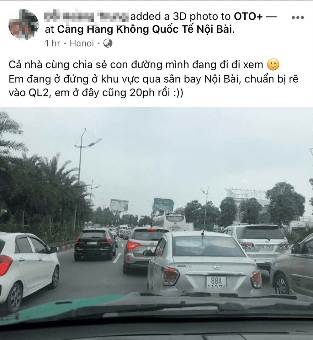Ùn ứ giao thông trên một số tuyến đường ra khỏi Hà Nội