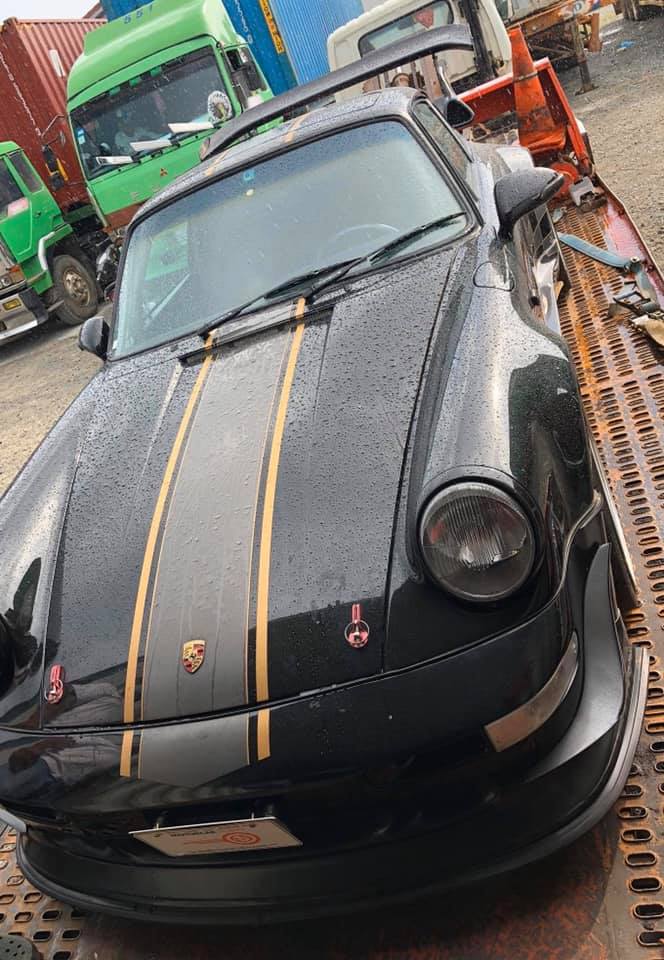 Đ&acirc;y l&agrave; diện mạo của Porsche 930 Turbo độ RUF do người Việt nhập từ Mỹ về Campuchia