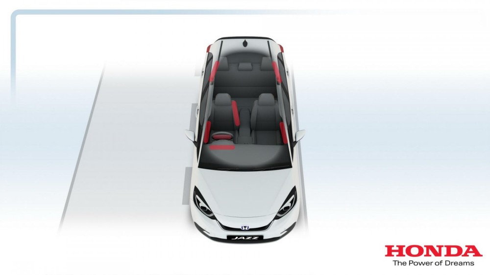 Những vị trí có trang bị túi khí trên Honda Jazz mới