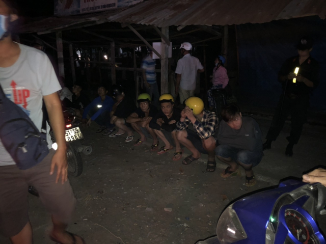 20 đối tượng bị bắt giữ, nhiều người dương tính với ma túy