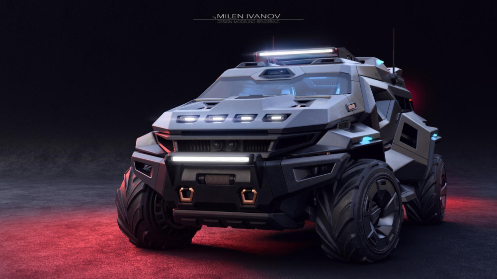 Thiết kế xe ArmorTruck của Milen Ivanov