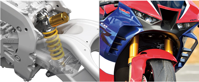 Đầu xe Honda CBR600RR-R 2021 thừa hưởng ng&ocirc;n ngữ thiết kế của đ&agrave;n anh CBR1000RR-R