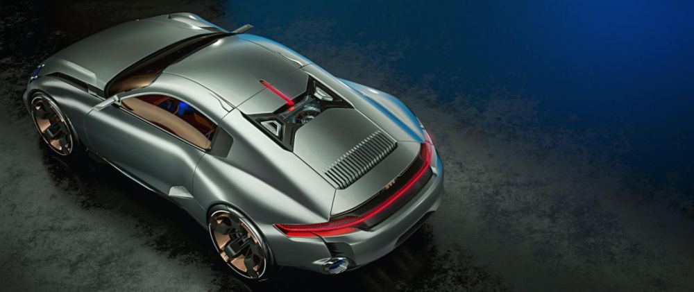 Phía trên của Cyber 677 Porsche