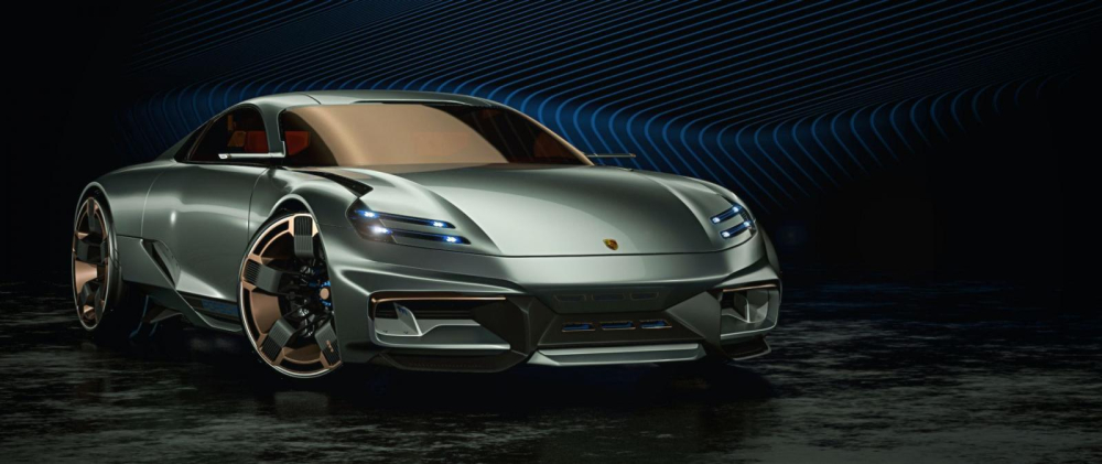Phía trước của Cyber 677 Porsche