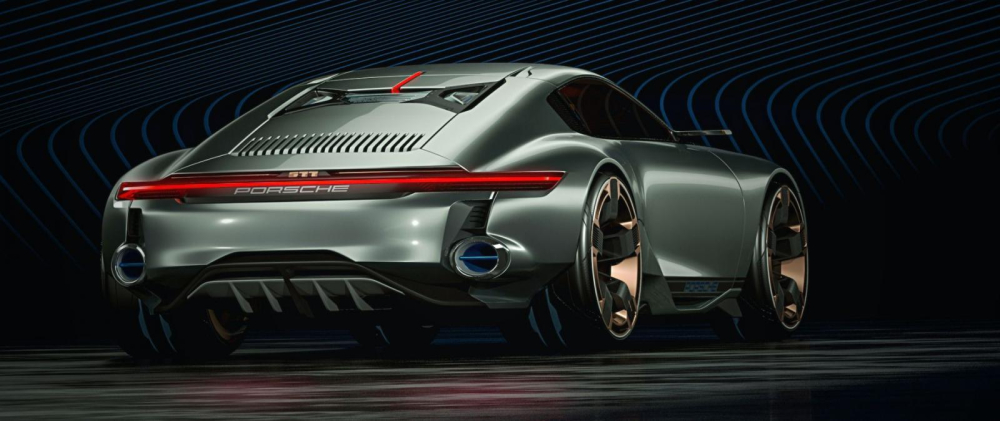 Phía sau của Cyber 677 Porsche