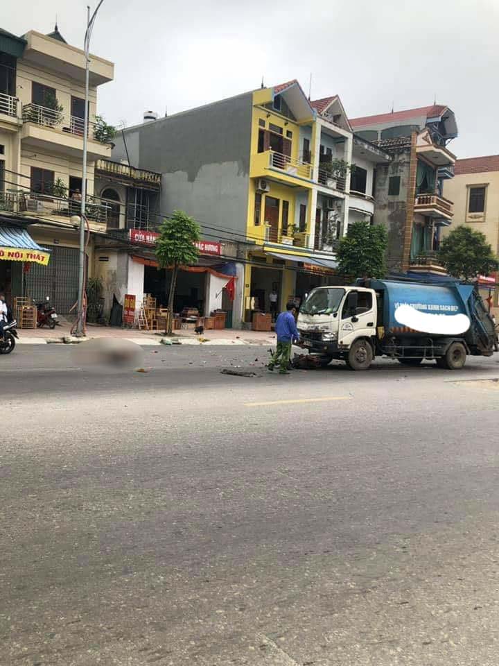 Hiện trường vụ tai nạn tr&ecirc;n đường ĐT 87A