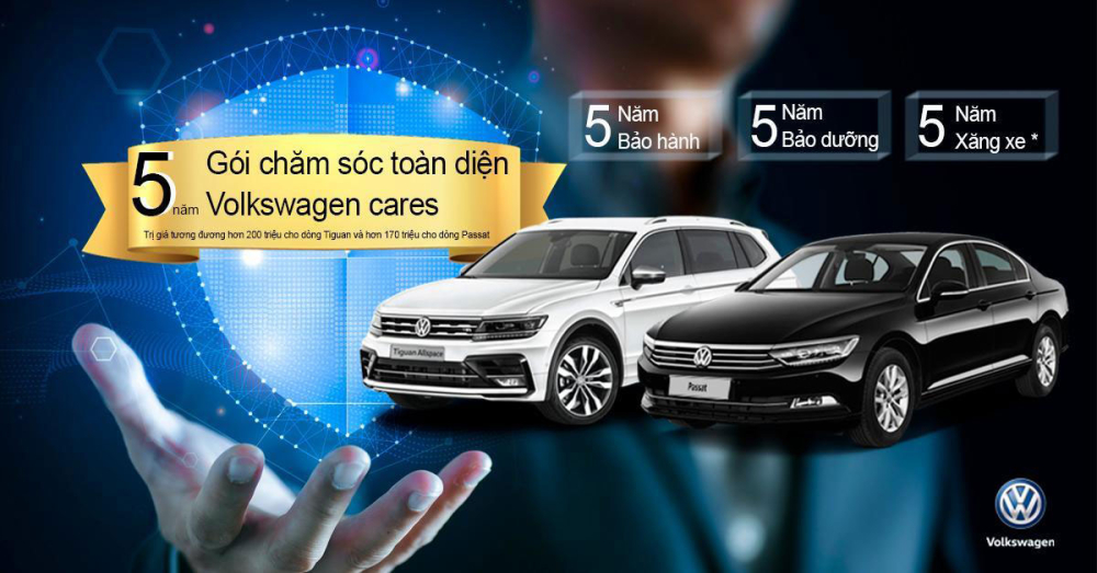 Chương tr&igrave;nh tặng G&oacute;i Chăm s&oacute;c to&agrave;n diện Volkswagen cares