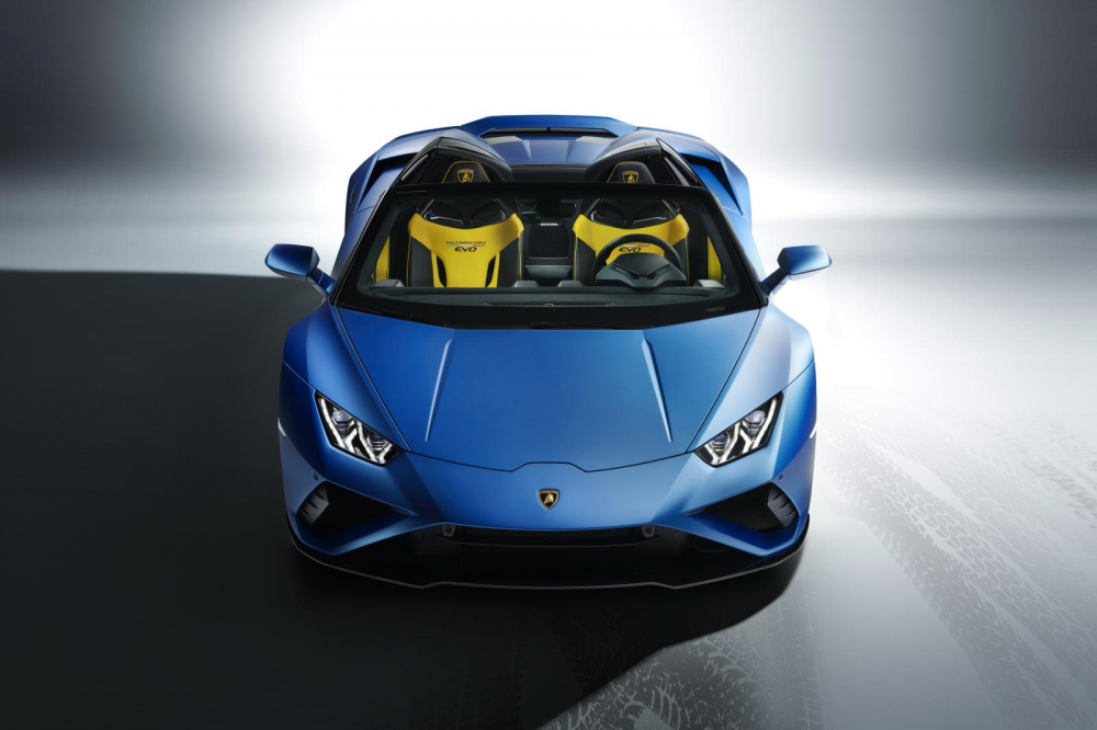 Lamborghini Huracan EVO RWD Spyder có bộ chẻ khí trước Lamborghini Huracan EVO RWD Spyder có bộ chẻ khí trước