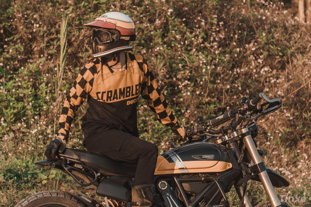 Bản độ từng đạt giải nhất trong cuộc thi độ Scrambler do Ducati thế giới tổ chức của Lê Nguyên Bản độ từng đạt giải nhất trong cuộc thi độ Scrambler do Ducati thế giới tổ chức của Lê Nguyên
