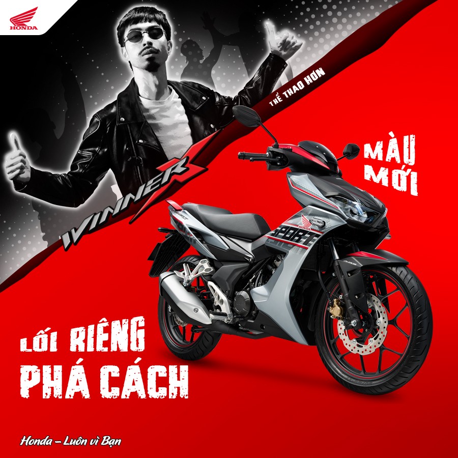 Honda Winner X phi&ecirc;n bản mới