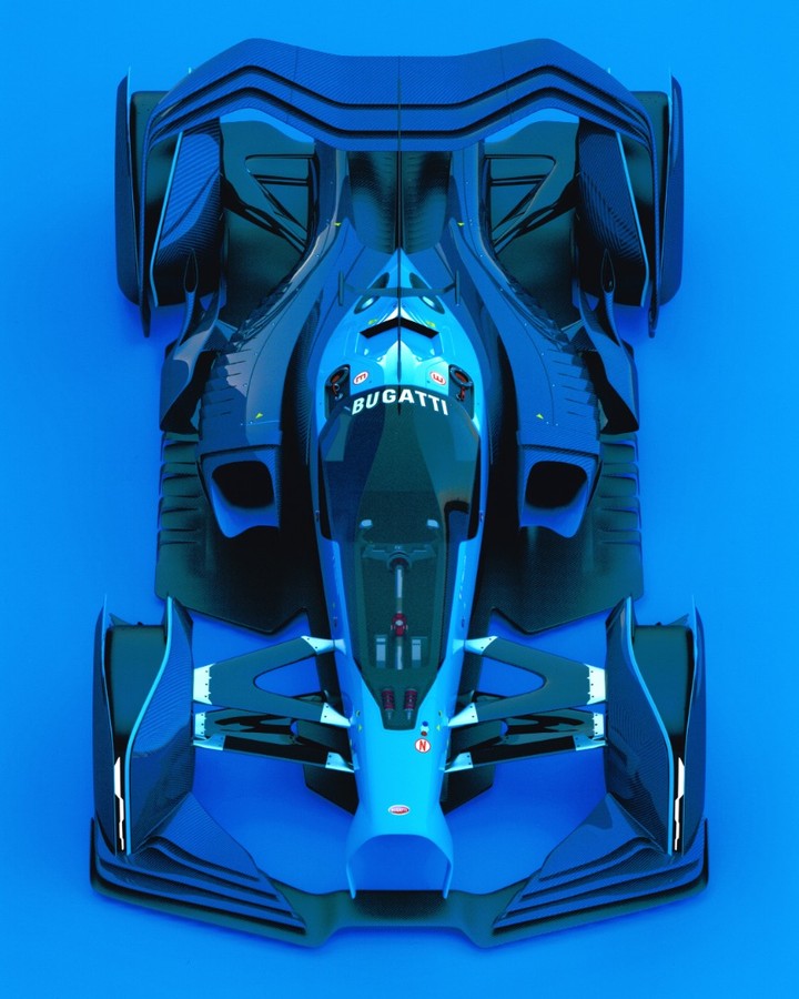 Bugatti Formula One mang trên mình đủ yếu tố thiết kế đặc trưng của thương hiệu Pháp