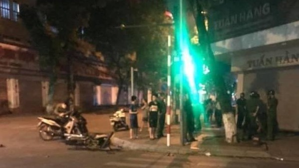 Ảnh hiện trường vụ tai nạn được người đi đường chụp lại