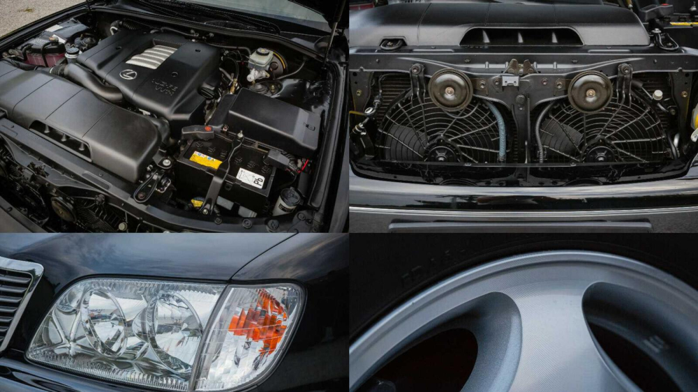 Chiếc Lexus LS400 này dùng động cơ xăng Chiếc Lexus LS400 này dùng động cơ xăng