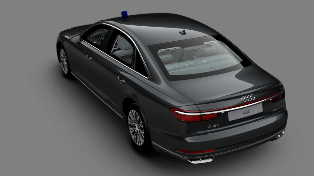 Phía sau của Audi A8 L Security Phía sau của Audi A8 L Security