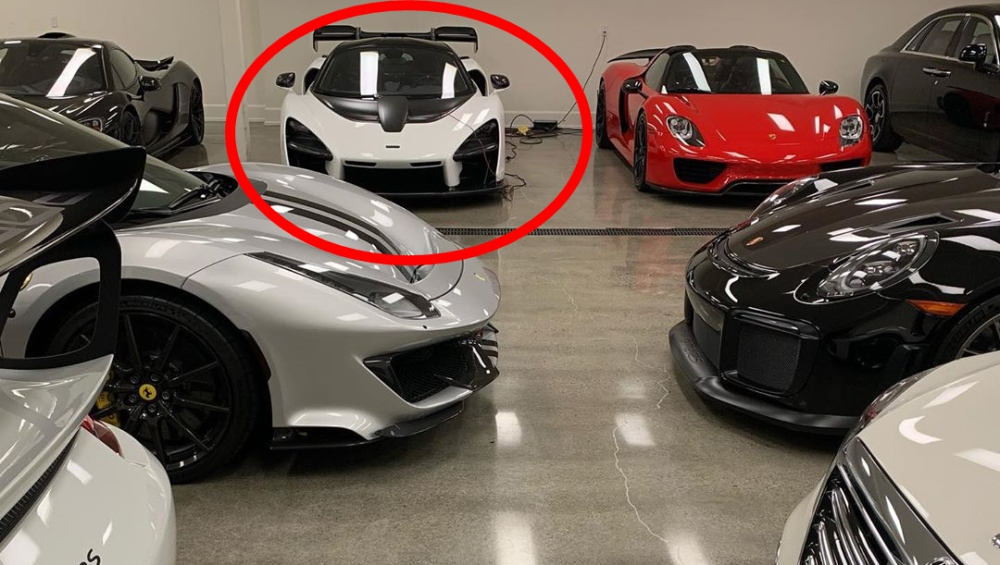 Garage si&ecirc;u xe cực khủng của doanh nh&acirc;n người Việt sinh sống tại Mỹ. Chiếc McLaren Senna đỗ cũng Porsche 918 Spyder v&agrave; b&ecirc;n tr&aacute;i l&agrave; McLaren P1
