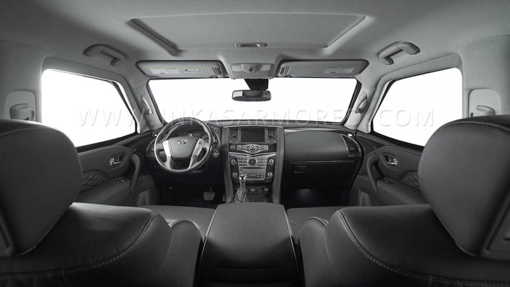 Nội thất phía trước của Inkas Infinity QX80