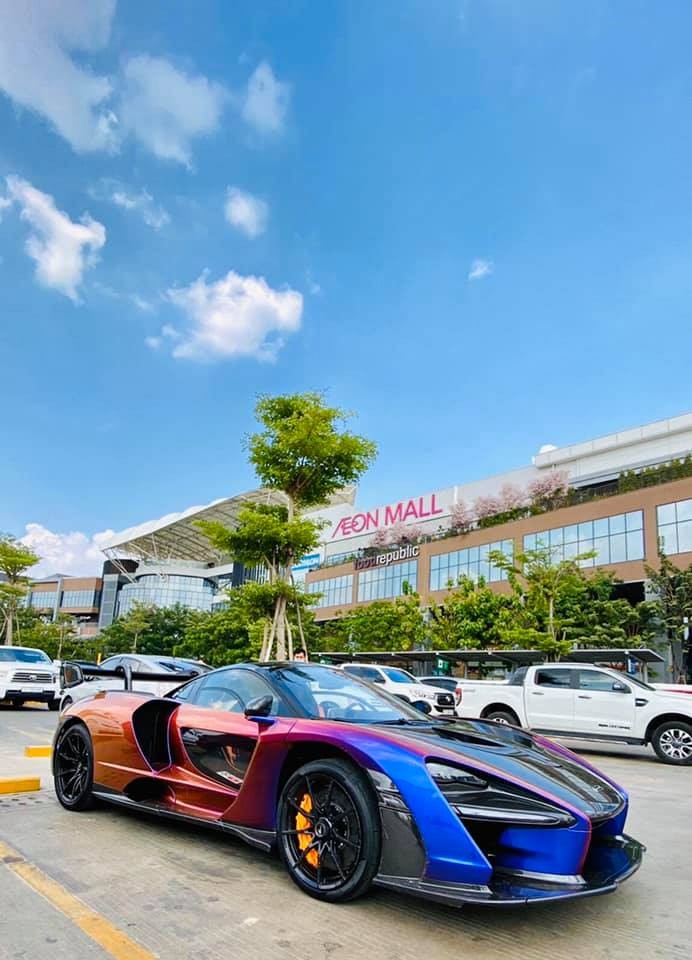 Chiếc McLaren Senna của doanh nh&acirc;n quận 12 c&oacute; bộ &aacute;o tắc k&egrave;