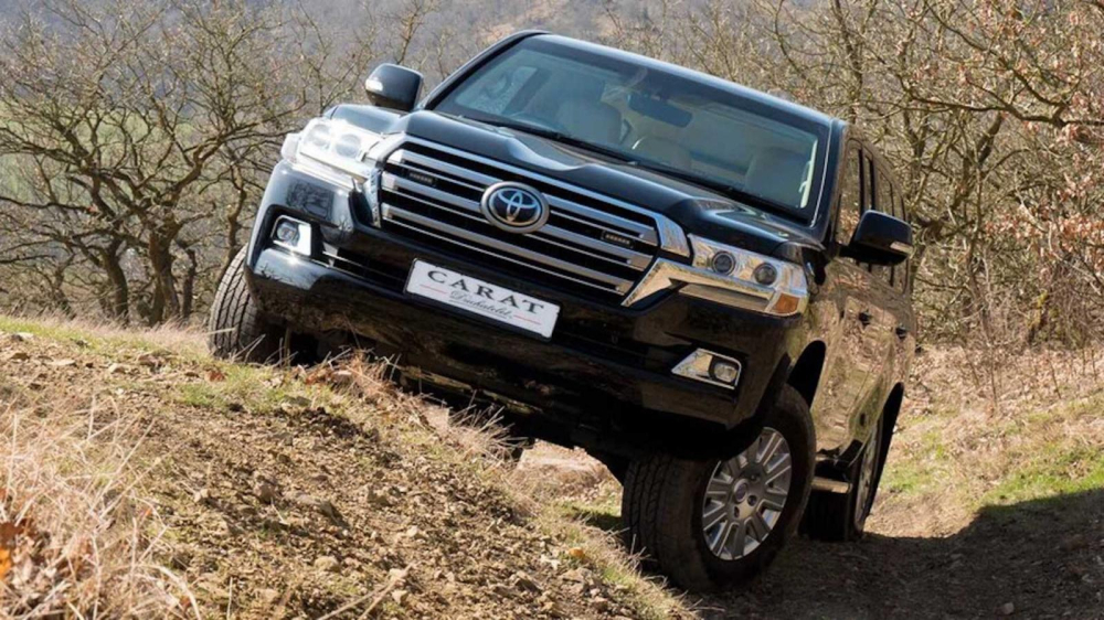 Toyota&nbsp;Land Cruiser Carat Duchatelet l&agrave; một chiếc limousine chống đạn cực sang trọng