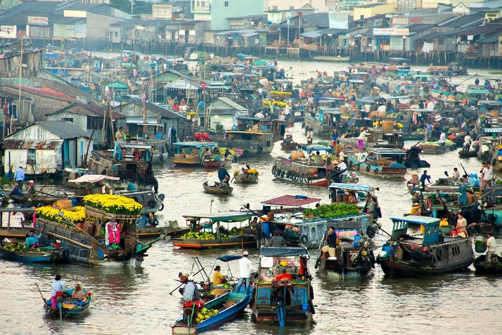 Chợ nổi Ngã Bảy - Hậu Giang Chợ nổi Ngã Bảy - Hậu Giang